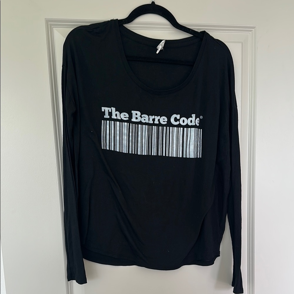 The Barre Code Black Long Sleeve Shirt